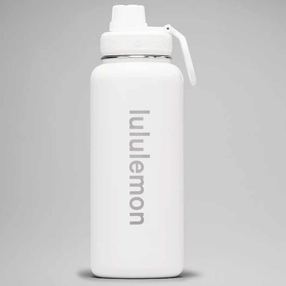 Lululemon Back To Life Sport Bottle In White 32oz New No Tag